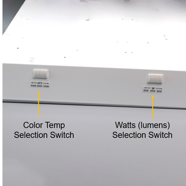 Halco - CBT-RK-22-LS-CS-UNV - 2x2 Troffer Retrofit Kit Controls Ready Lumen & Color Select 0-10V Dim product image