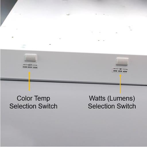 Halco - CBT-RK-24-LS-CS-UNV - 2x4 Troffer Retrofit Kit Controls Ready Lumen & Color Select 0-10V Dim product image