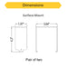 Halco - CLHB-M-SURF - Surface Mount for Compact Linear High Bay (2 pieces) product image