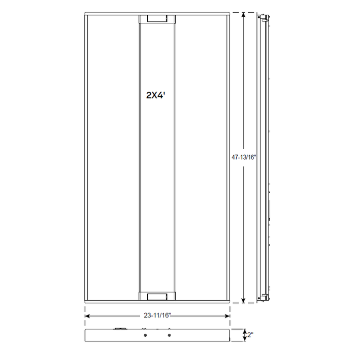 Halco - CBT-24-LS-CS-UNV - 2x4 Troffer Controls Ready Lumen & Color Select 0-10V Dim product image