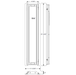 Halco - CBT-RK-14-LS-CS-UNV - 1x4 Troffer Retrofit Kit Controls Ready Lumen & Color Select 0-10V Dim product image