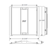 Halco - CBT-RK-22-LS-CS-UNV - 2x2 Troffer Retrofit Kit Controls Ready Lumen & Color Select 0-10V Dim product image
