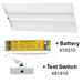 Made To Order Halco - CBT-24-LS-CS-UNV-EM - 2x4 Troffer Controls Ready Lum & Color Select 0-10V Dim EM Battery Halco Lighting Technologies
