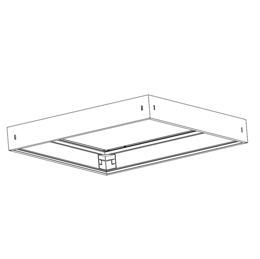Halco - SMK-CBT-22 - Surface Mount Kit for 2X2 Center Basket Troffer Aluminum product image