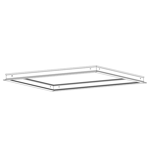 Halco - FMK-CBT-22 - Flange / Drywall Recessed Mount Kit for 2X2 Center Basket Troffer Aluminum product image