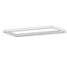 Halco - FMK-CBT-24 - Flange / Drywall Recessed Mount Kit for 2X4 Center Basket Troffer Aluminum product image