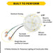Halco - TDL-4-950-WH-120V-96PK - Temp Disk Light 4in 96-PACK 5000K White 120V Non-Dim product image