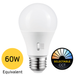 Halco - 9A19-LED-9CS-E26-D-T20 - LED A19 (E26) Select 2700K-5000K 9W 800L (60W Eq) Dimm T20 product image