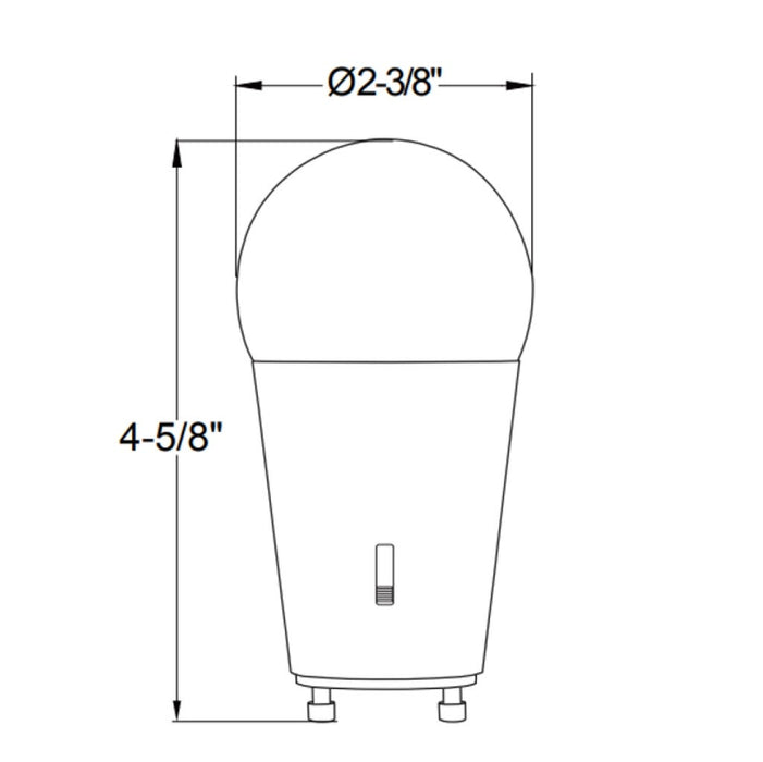 Halco - 15A19-LED-9CS-GU24-D-T20 - LED A19 GU24 Select 2700K-5000K 15W 1600L (100W Eq) Dimm T20 product image