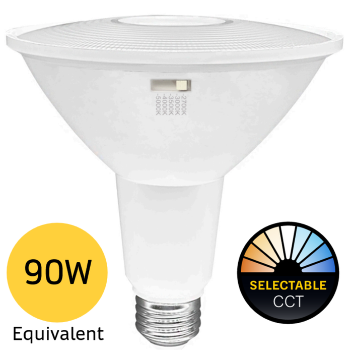 LED PAR Floods Halco - 13PAR38-FL-LED-9CS-D-T20 - LED PAR38 (40D) Select 2700K-5000K 13W 1100L (90W Eq) Dimm T20 Halco Lighting Technologies