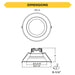 Halco - CDL6-WS-CS-U - Select Commercial Downlight 6 Inch Watt & CCT Select Dimm product image