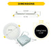 Halco - FSDLS4FR10/CCT/LED - LED Slim Downlight 4in 8W 2700K-5000K CCT Select Dimm JA-8 product image