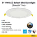 Halco - FSDLS6FR12/CCT/LED - LED Slim Downlight 6in 11W 2700K-5000K CCT Select Dimm JA-8 product image