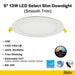 Halco - FSDLS6FR15/CCT/LED - LED Slim Downlight 6in 13W 2700K-5000K CCT Select Dimm JA-8 product image