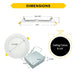 Halco - FSDLS8FR18/CCT/LED - LED Slim Downlight 8in 18W 2700K-5000K CCT Select Dimm JA-8 product image