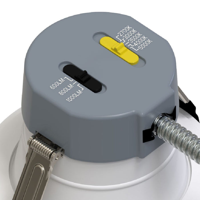 Halco - CDL-4-LS-CS-WH-DDV - Comm Retrofit Downlight 4" Lum & CCT Select Triac/0-10V WH product image