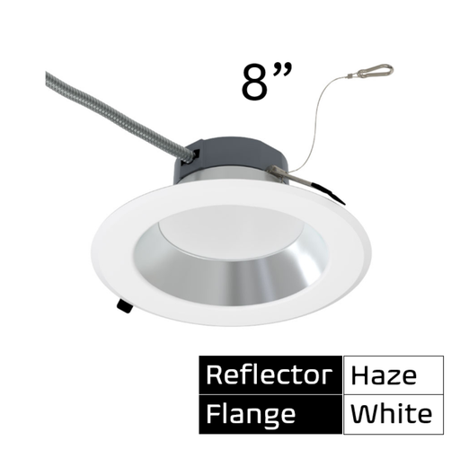 Halco - CDL-8-LS-CS-HZWH-DDV - Comm Retrofit Downlight 8" Lum & CCT Select Triac/0-10V Haze product image