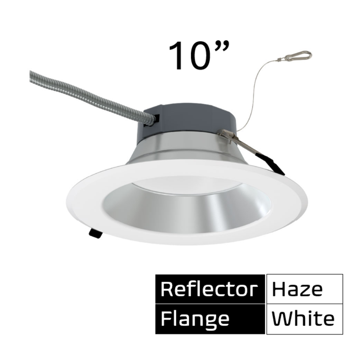 Halco - CDL-10-LS-CS-HZWH-DDV - Comm Retrofit Downlight 10" Lum & CCT Select Triac/0-10V Haze product image