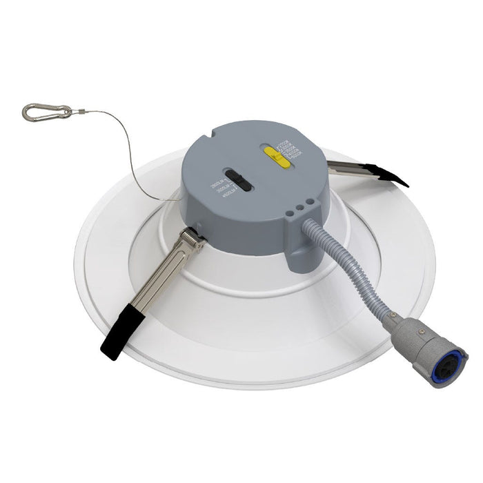 Halco - CDLEM-10-LS-CS-WH-DDV - Comm Retrofit DL EM Ready 10" Lum & CCT Select Triac/0-10V WH product image