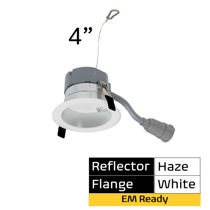 Halco - CDLEM-4-LS-CS-HZWH-DDV - Comm Retrofit DL EM Ready 4" Lum & CCT Select Triac/0-10V HZ product image