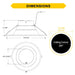 Halco - CDLEM-10-LS-CS-HZWH-DDV - Comm Retrofit DL EM Ready 10" Lum & CCT Select Triac/0-10V HZ product image