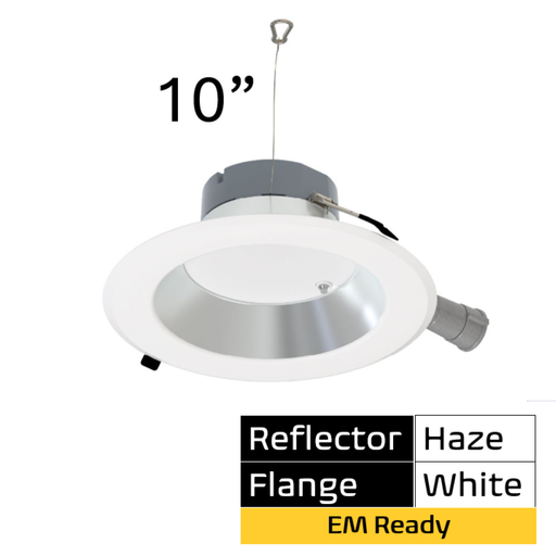 Halco - CDLEM-10-LS-CS-HZWH-DDV - Comm Retrofit DL EM Ready 10" Lum & CCT Select Triac/0-10V HZ product image