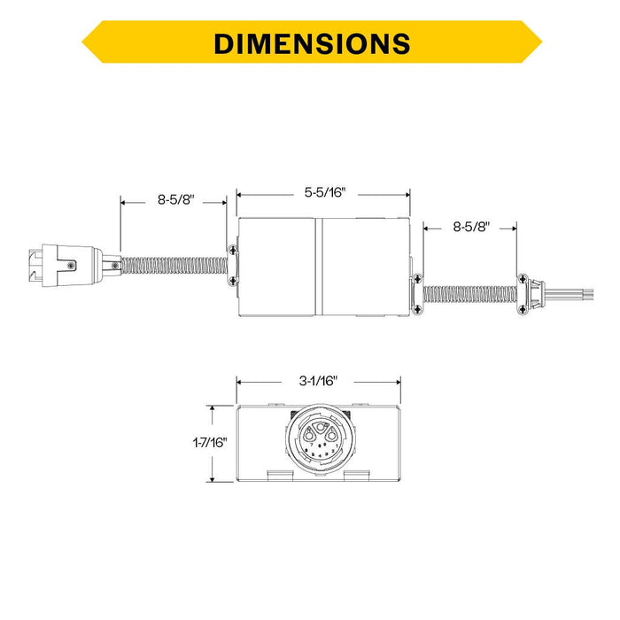 Halco - CDLEM-JB - EM Battery 90min for CDLEM Downlights with Quick Connect product image