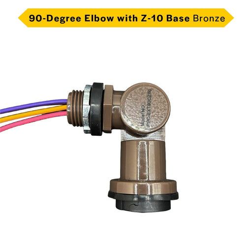 Halco - PSC-EXT90CZ10-BZ - TruBlue 90-Degree Elbow with Z-10 Base Bronze Accessory product image