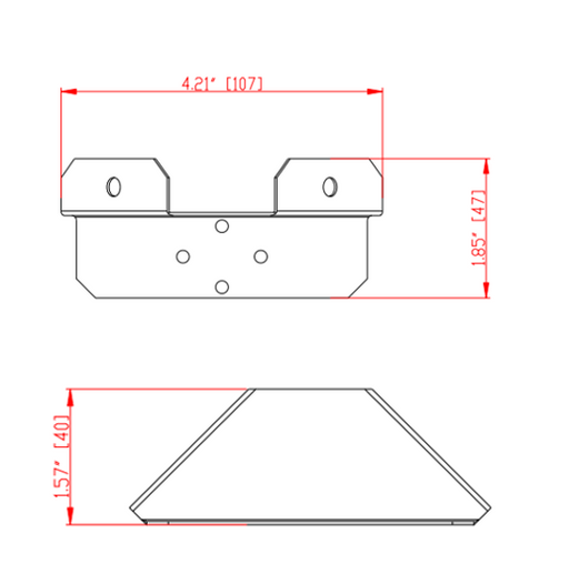 Halco - LWA-45-MB - ProLED Select Linear Wrap 45 Degree Mounting Bracket product image
