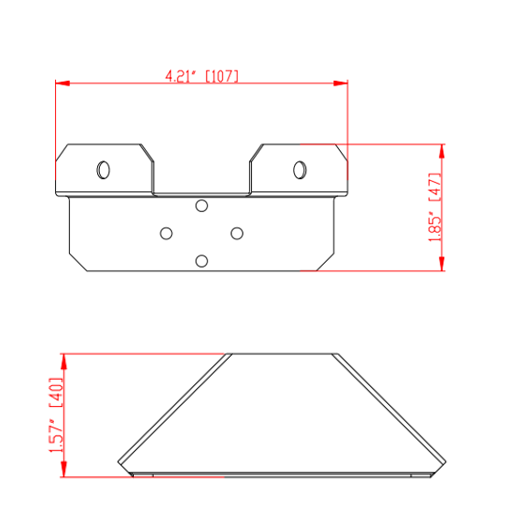 Halco - LWA-45-MB - ProLED Select Linear Wrap 45 Degree Mounting Bracket product image