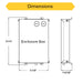 Halco - BBU-D7-20WCP - Battery Backup 20W 90-min Backup & Enclosure for Linear Highbays product image