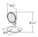 Halco - EV2-RH-1-OUT-RD - Evade Single Remote Outdoor Head Gen2 - Round Head Wet Loc. product image