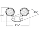 Halco - EV2-RH-2-OUT-RD - Evade Double Remote Outdoor Head Gen2 - Round Head Wet Loc. product image