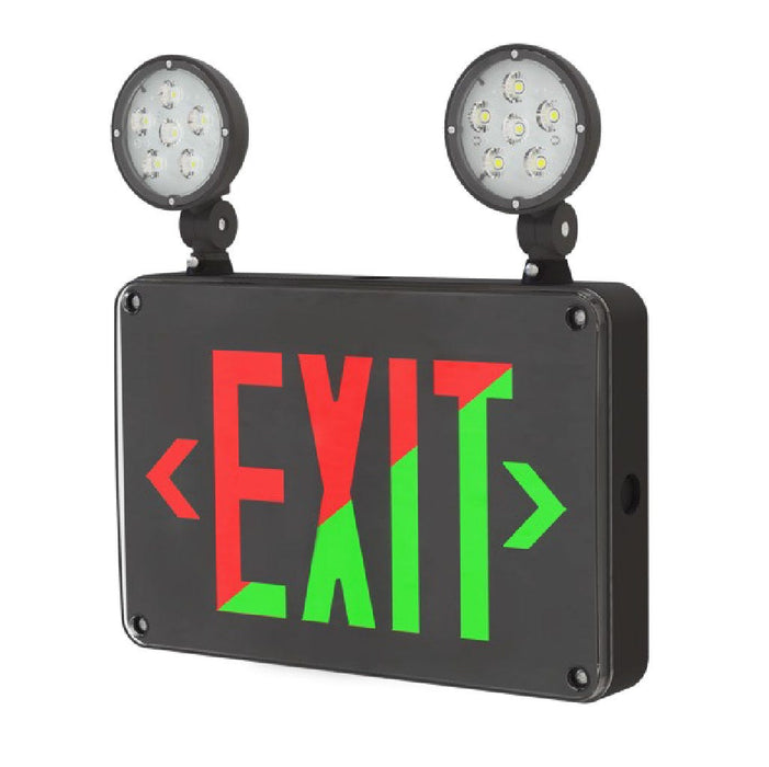 Halco - EMG-WLEXC-BK-RG - Wet Location Combo Black Red/Green Singe/Double Face RC product image