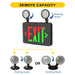 Halco - EMG-WLEXC-BK-RG - Wet Location Combo Black Red/Green Singe/Double Face RC product image
