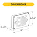 Halco - EMG-WLEX-BK-RG - Wet Location Exit Black Red/Green Singe/Double Face RC product image