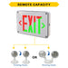 Halco - EMG-WLEX-WH-RG - Wet Location Exit White Red/Green Singe/Double Face RC product image