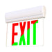 Halco - EMG-EDG-PL-RG - Emergence Thermoplastic Edgelit Exit Red/Green Single/Double Face product image