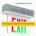 Made To Order Halco - EDG-PL-RTK - Edgelit Exit Recessed Trim Kit Plastic Plate (use with 97137) Halco Lighting Technologies
