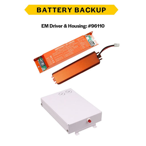 Halco - BBU-D7-20WCP - Battery Backup 20W 90-min Backup & Enclosure for Linear Highbays product image