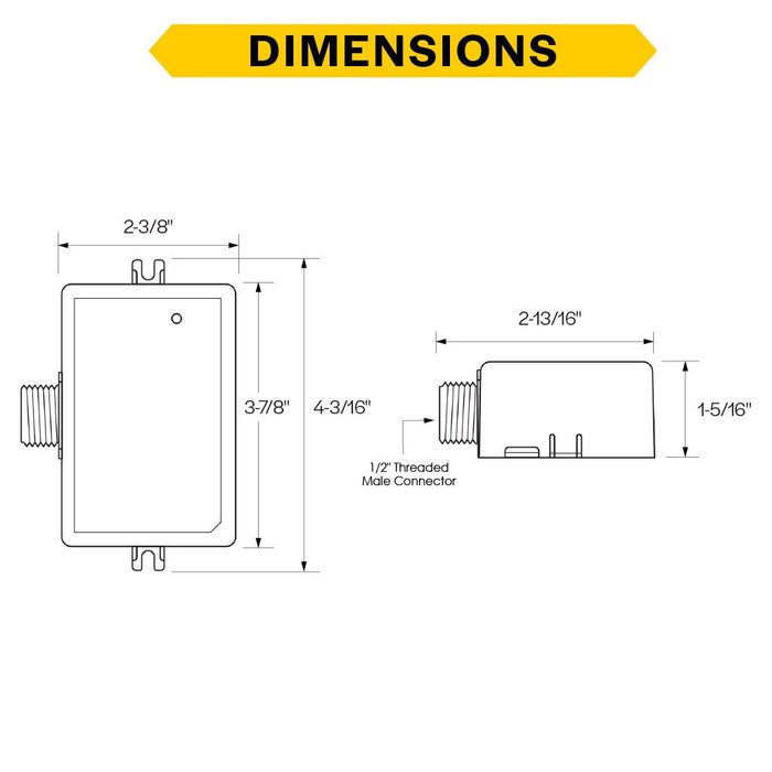 Halco - PSC-WCM-450-BLE-SR - TruBlu Line Voltage Single Channel Wireless Room Controller product image