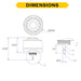 Halco - PSC-JAV-I-11H-BLE-SR-BK - TruBlu PIR Sensor High/Low Bay 3.5mm Black PC Dim LowVolt product image