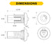 Halco - PSC-ZMV-I-11N-BLE-SR - TruBlu PIR Knock-out Sensor Screw Base White Dim LowVolt product image