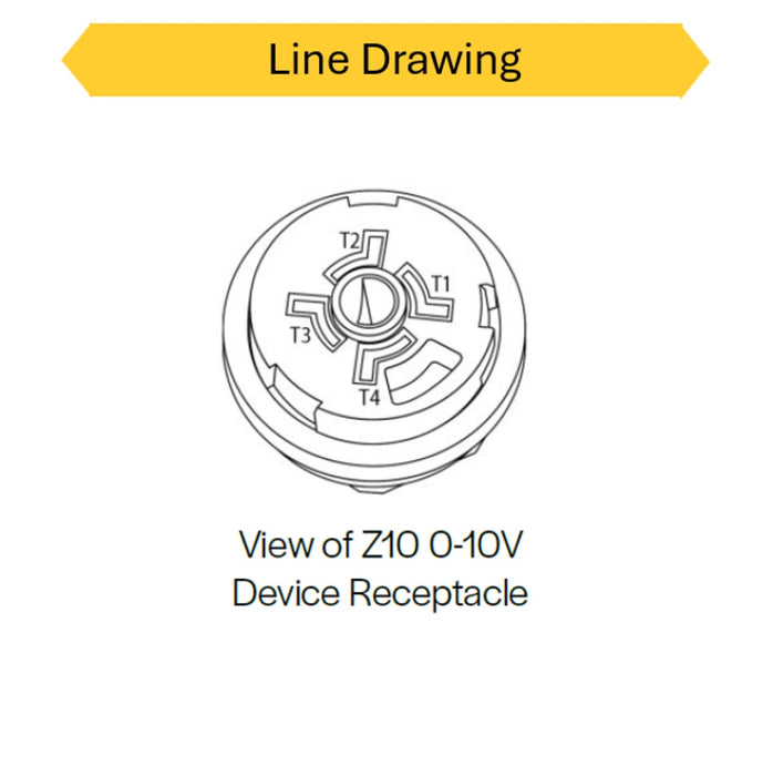 Halco - PSC-ZKV-I-11H-BLE-SR-BN - TruBlu PIR High/Low Bay Sensor Z-10 PC LowVolt 0-10V Dim BZ product image
