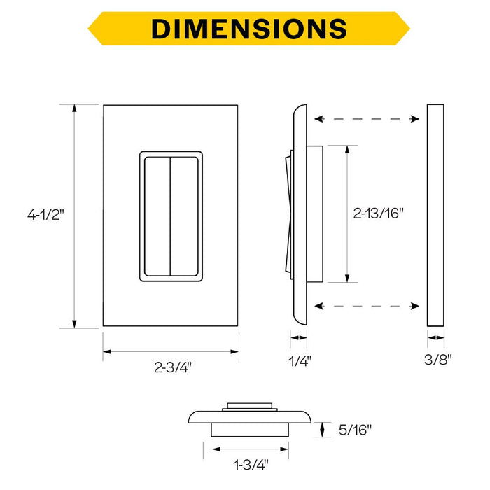 Halco - PSC-EO-WS-400-BLE - TruBlu Dual Rocker Self-Powered Dimming Wall/Scene Controller product image