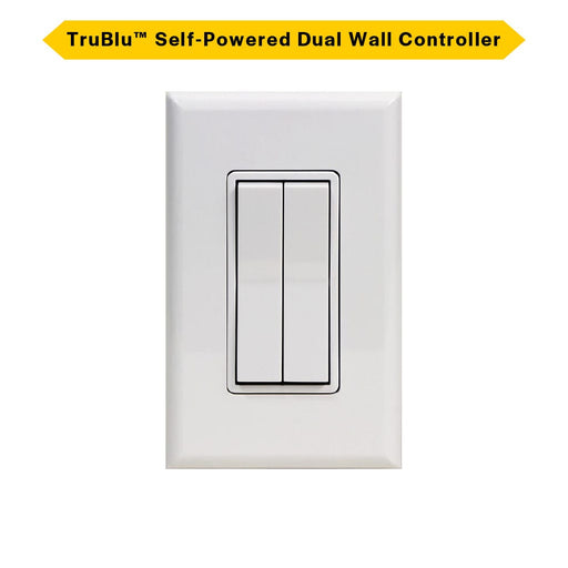 Halco - PSC-EO-WS-400-BLE - TruBlu Dual Rocker Self-Powered Dimming Wall/Scene Controller product image