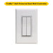 Halco - PSC-EO-WS-400-BLE - TruBlu Dual Rocker Self-Powered Dimming Wall/Scene Controller product image