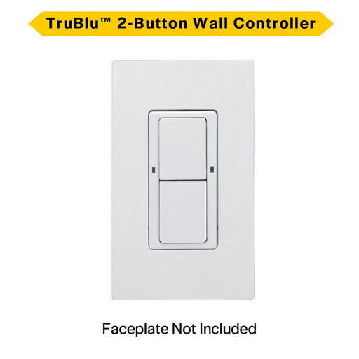 Halco - PSC-DM-WS-200-BLE-SR-WH - Trublu 2-Button Wall Controller faceplate not included product image