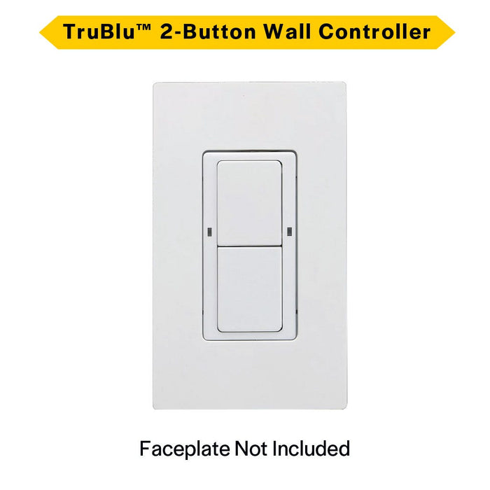 Halco - PSC-DM-WS-200-BLE-SR-WH - Trublu 2-Button Wall Controller faceplate not included product image
