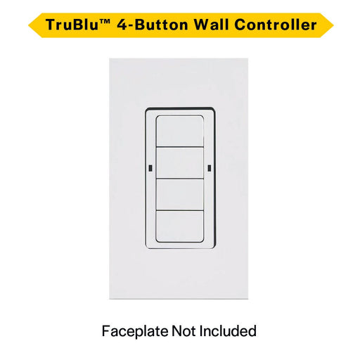 Halco - PSC-DM-WS-400-BLE-SR-WH - TruBlu 4-Button Wall/Scene Controller faceplate not included product image